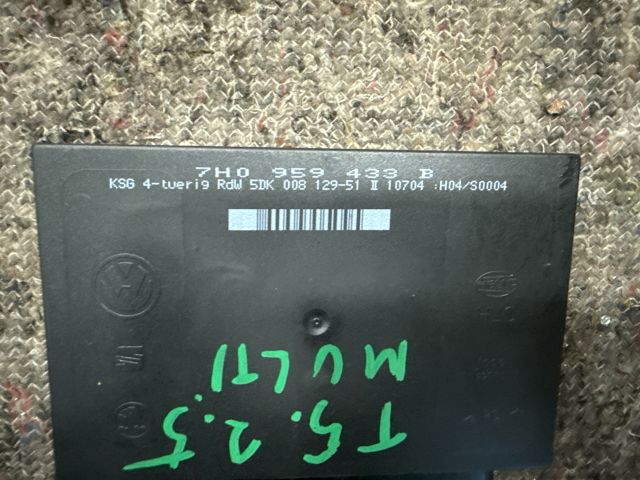 bontott VW MULTIVAN Komfort Elektronika