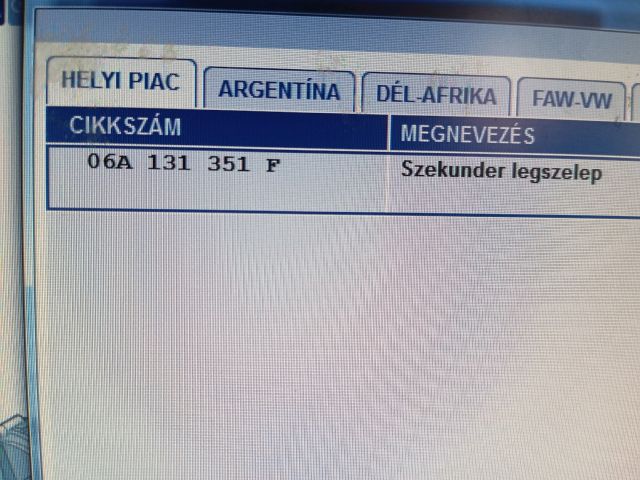 bontott VW NEW BEETLE EGR / AGR Szelep