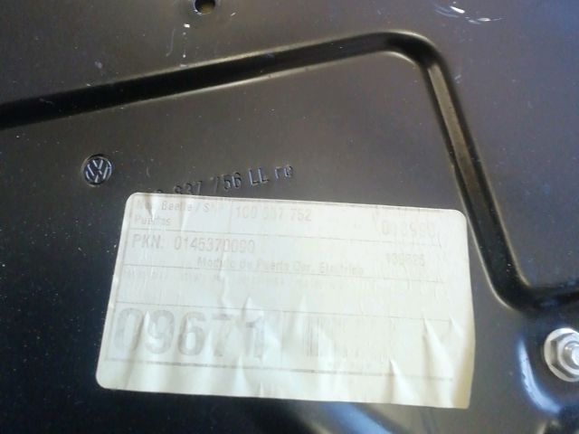 bontott VW NEW BEETLE Jobb első Ablakemelő Szerkezet (Elektromos)