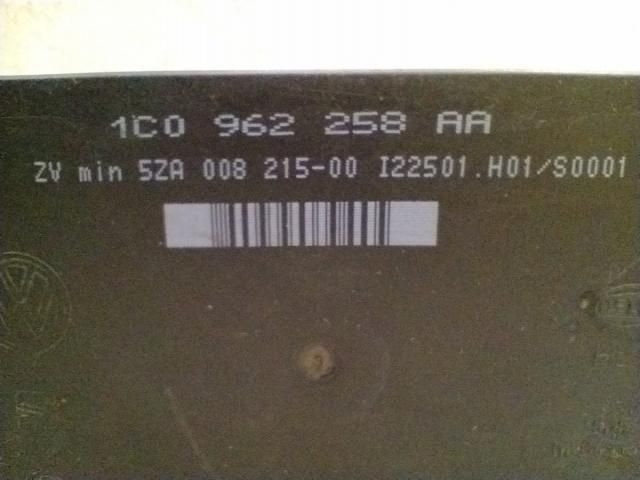 bontott VW NEW BEETLE Komfort Elektronika