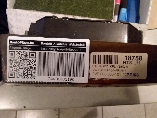 bontott VW PASSAT B1 Jobb Hátsó Lámpa