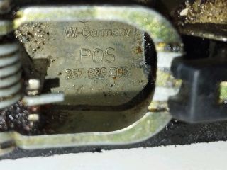 bontott VW PASSAT B3 B4 Jobb hátsó Külső Kilincs