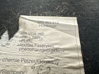 bontott VW PASSAT B3 B4 Kalaptartó