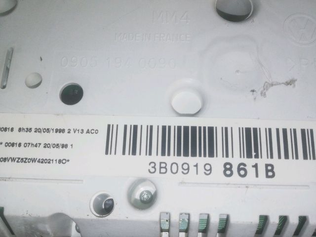 bontott VW PASSAT B5 Kilométeróra