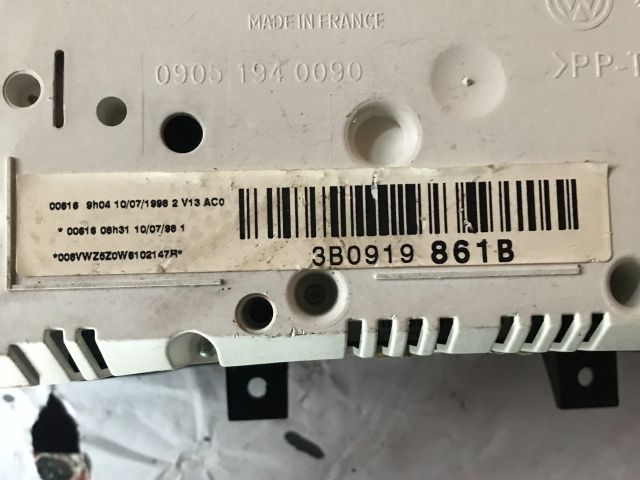 bontott VW PASSAT B5 Kilométeróra