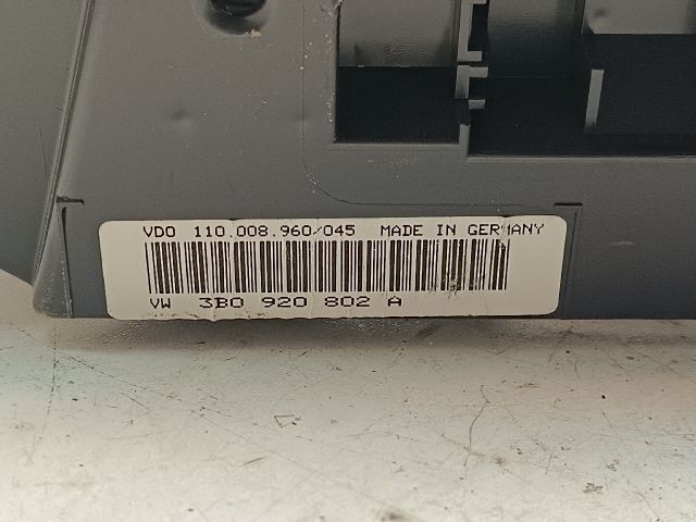 bontott VW PASSAT B5 Kilométeróra