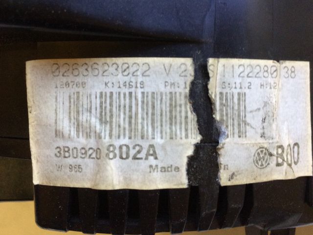 bontott VW PASSAT B5 Kilométeróra