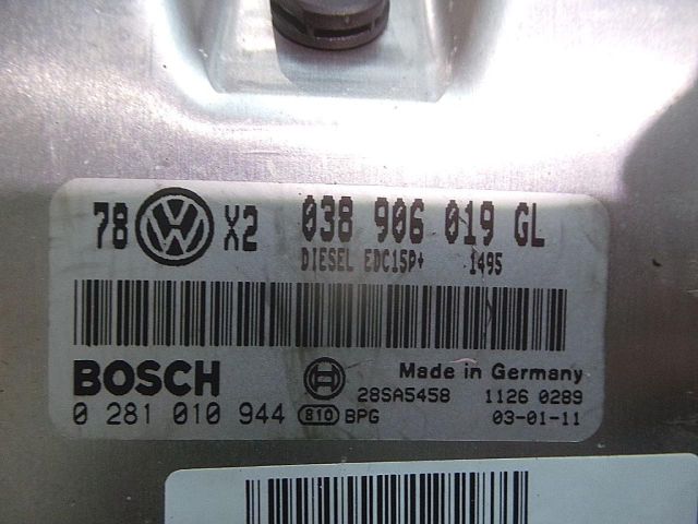 bontott VW PASSAT B5 Motorvezérlő