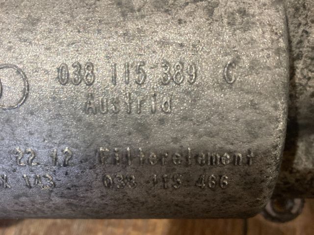 bontott VW PASSAT B5 Olajszűrő Ház