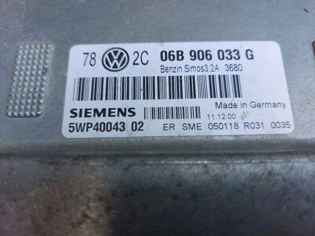 bontott VW PASSAT B5 Motorvezérlő