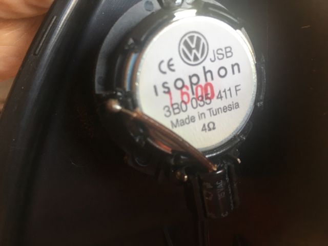 bontott VW PASSAT B5 Bal első Hangszóró