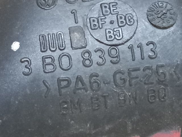 bontott VW PASSAT B5 Bal hátsó Belső Kilincs