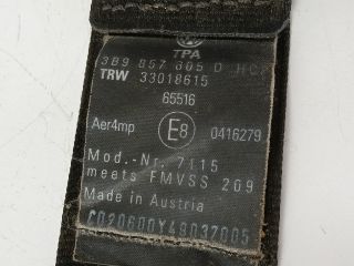 bontott VW PASSAT B5 Bal hátsó Biztonsági Öv