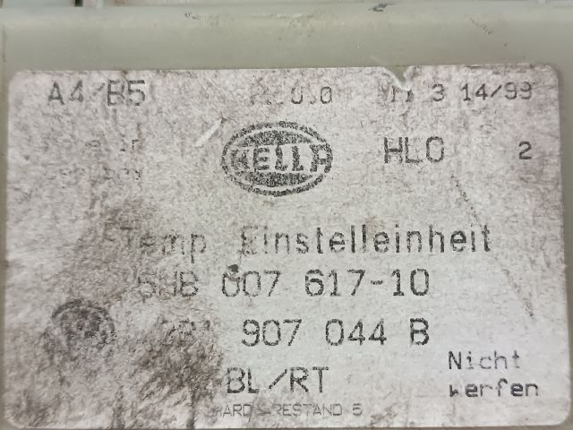 bontott VW PASSAT B5 Fűtéskapcsoló (digit klímás)