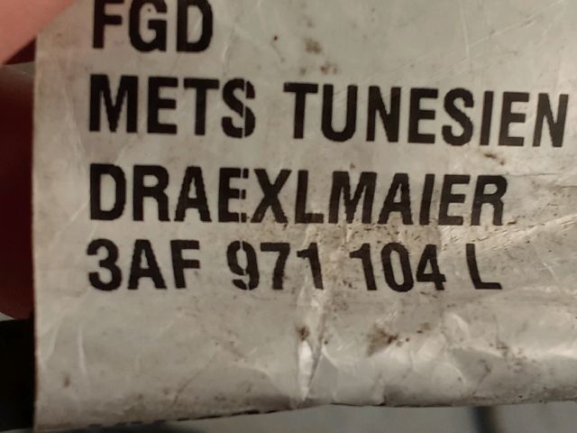 bontott VW PASSAT B5 Hátsó Tolatóradar Kábelköteg