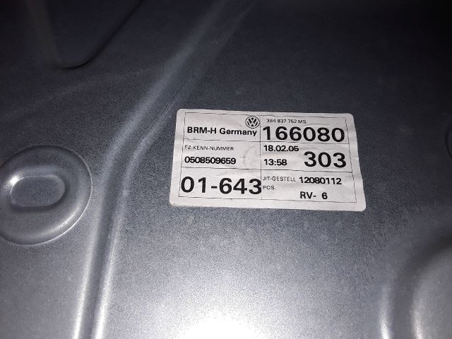 bontott VW PASSAT B5 Jobb első Ablakemelő Szerkezet (Elektromos)