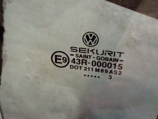 bontott VW PASSAT B5 Jobb hátsó Ablak