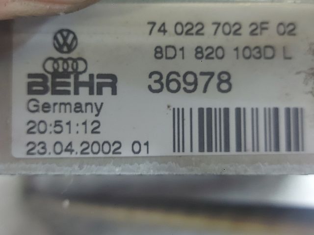 bontott VW PASSAT B5 Klíma Párologtató