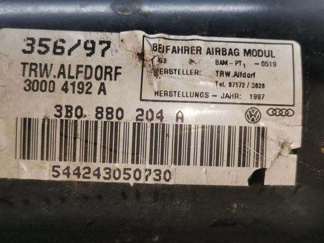 bontott VW PASSAT B5 Utasoldali Légzsák