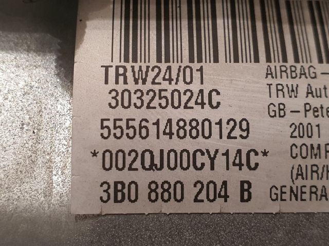 bontott VW PASSAT B5 Utasoldali Légzsák