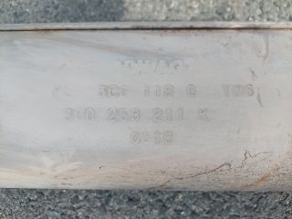 bontott VW PASSAT B6 Komplett Kipufogó Rendszer