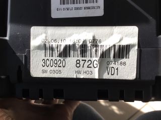 bontott VW PASSAT B6 Kilométeróra