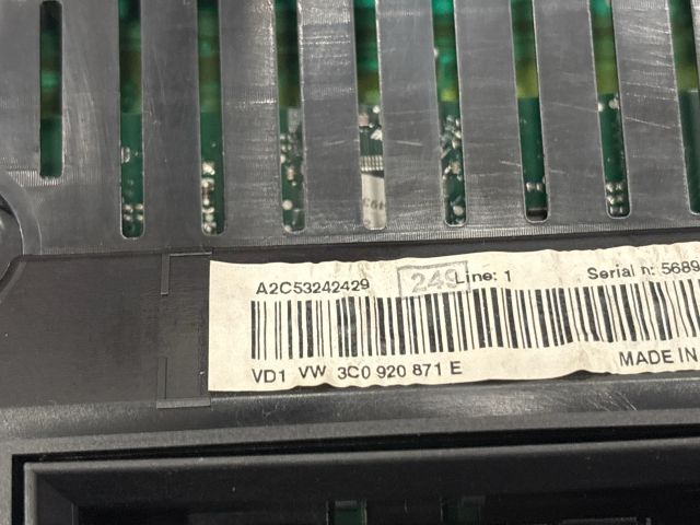 bontott VW PASSAT B6 Kilométeróra