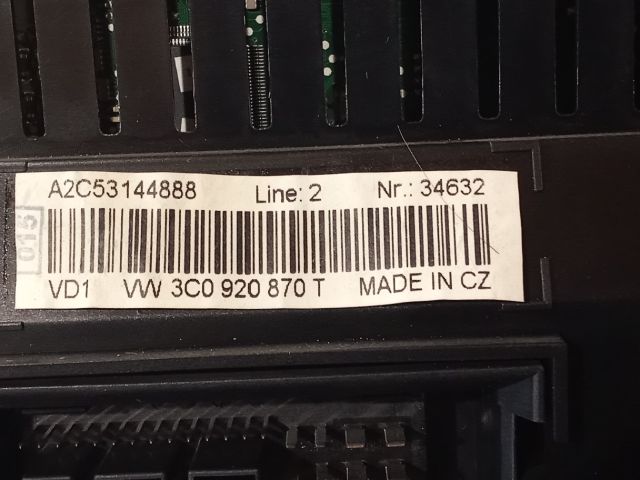 bontott VW PASSAT B6 Kilométeróra