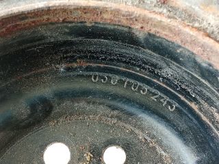 bontott VW PASSAT B6 Főtengely Szíjtárcsa