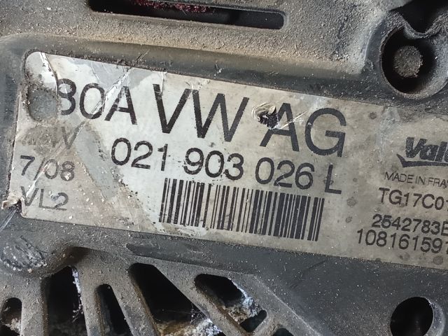 bontott VW PASSAT B6 Generátor