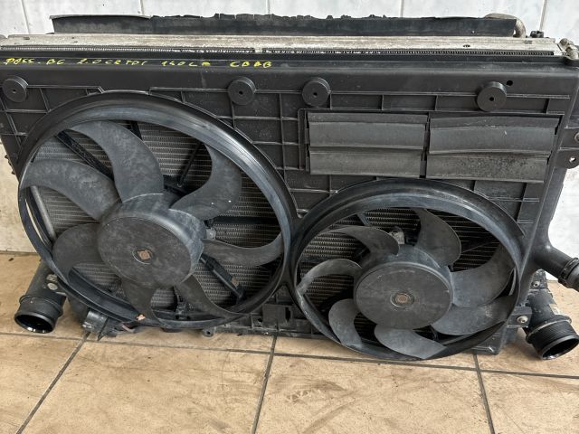 bontott VW PASSAT B6 Hűtő Ventilátor(ok), Radiátor(ok) Szett