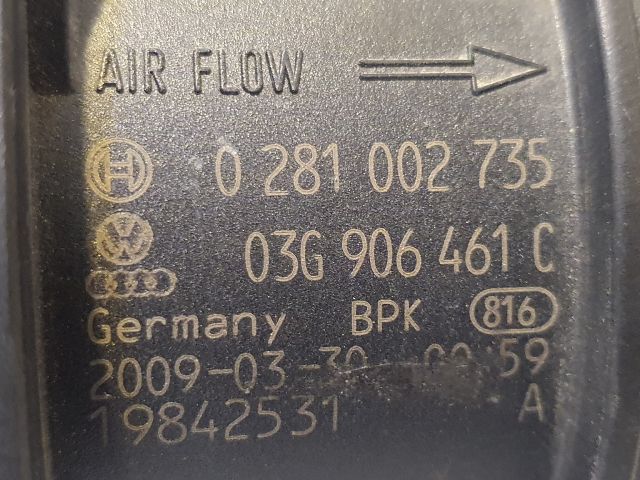 bontott VW PASSAT B6 Légtömegmérő