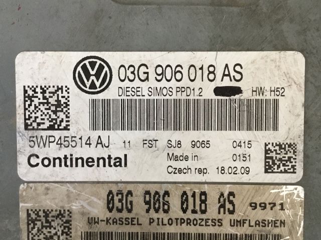 bontott VW PASSAT B6 Motorvezérlő