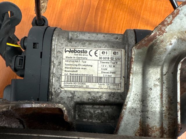 bontott VW PASSAT B6 Állófűtés (Részeivel)