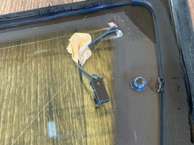 bontott VW PASSAT B6 Bal C Oszlop Oldalablak Üveg