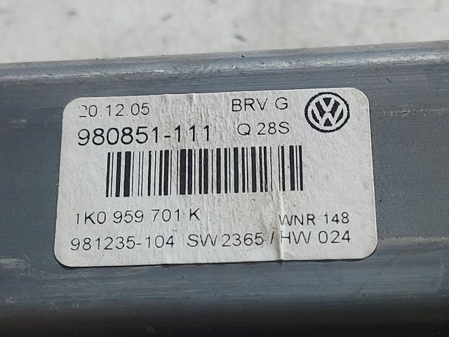 bontott VW PASSAT B6 Bal első Ablakemelő Motor