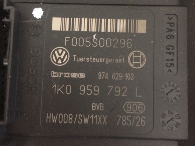 bontott VW PASSAT B6 Bal első Ablakemelő Motor