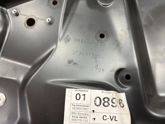 bontott VW PASSAT B6 Bal első Ablakemelő Szerkezet (Elektromos)