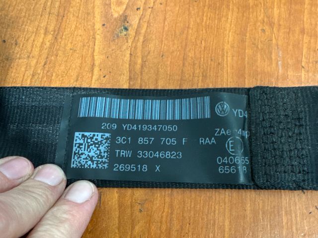 bontott VW PASSAT B6 Bal első Biztonsági Öv