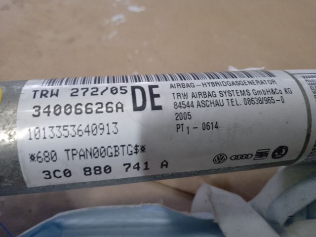 bontott VW PASSAT B6 Bal első Függöny Légzsák