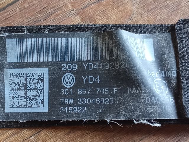 bontott VW PASSAT B6 Bal első Övfeszítő