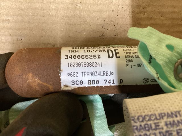 bontott VW PASSAT B6 Bal Függönylégzsák és Oldallégzsák