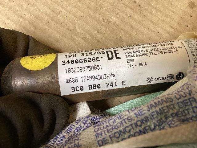 bontott VW PASSAT B6 Bal Függönylégzsák és Oldallégzsák