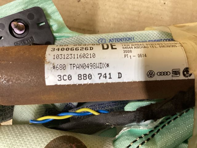 bontott VW PASSAT B6 Bal Függönylégzsák és Oldallégzsák