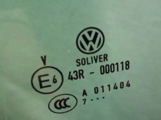 bontott VW PASSAT B6 Bal hátsó Ablak