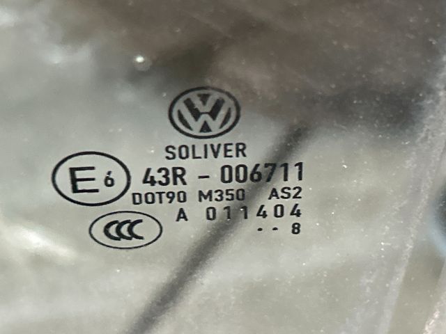 bontott VW PASSAT B6 Bal hátsó Ablak