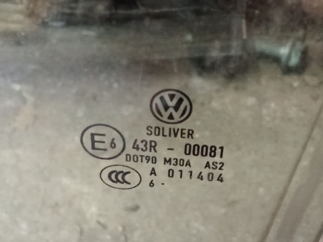 bontott VW PASSAT B6 Bal hátsó Ablak