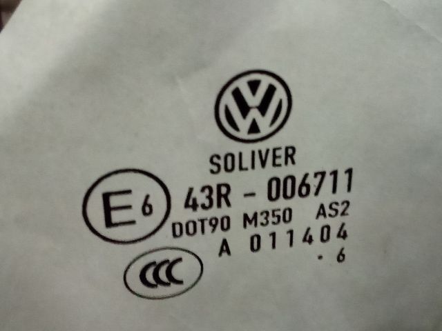 bontott VW PASSAT B6 Bal hátsó Ablak