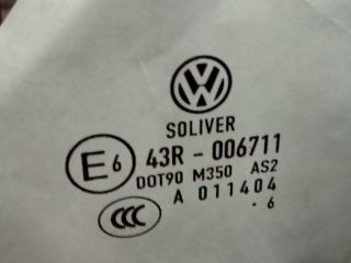 bontott VW PASSAT B6 Bal hátsó Ablak