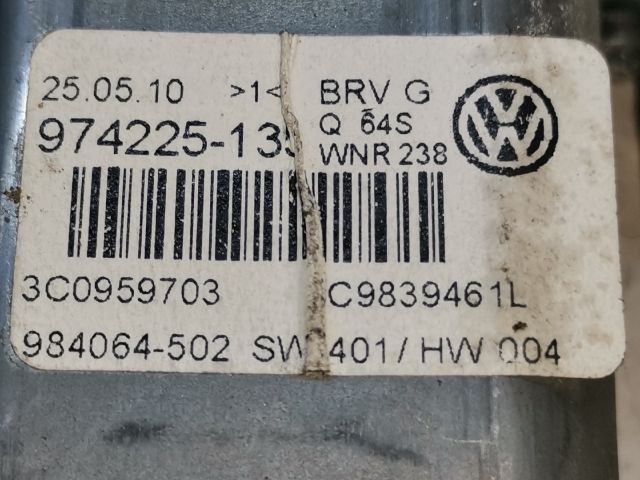 bontott VW PASSAT B6 Bal hátsó Ablakemelő Motor